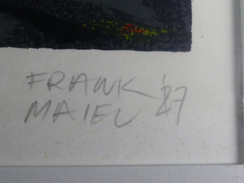Frank Maieu – 2 litho’s - serie ‘Het regionaal depressionisme’ - 1987