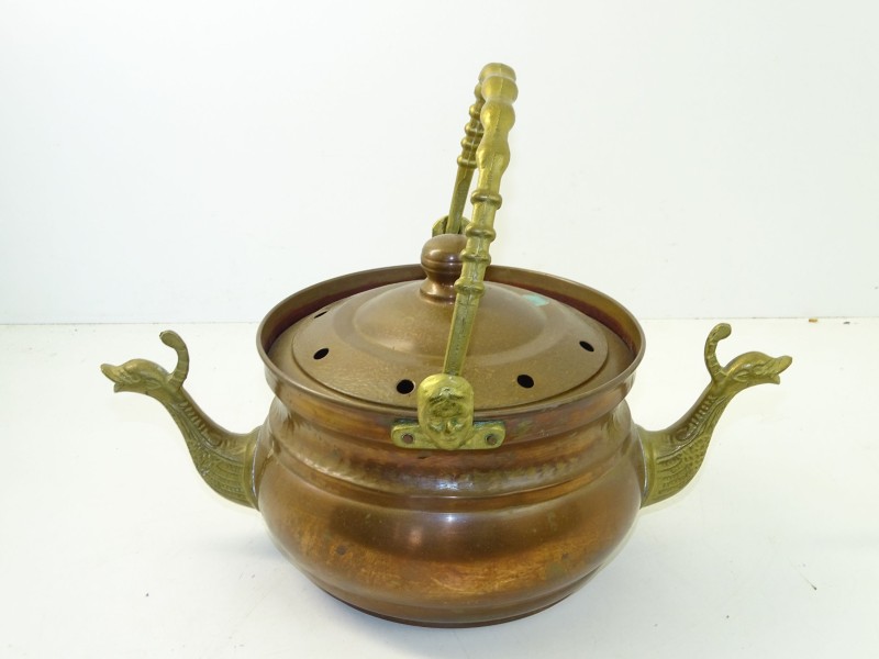Koperen Waterpot: Mecap, Made In Belgium