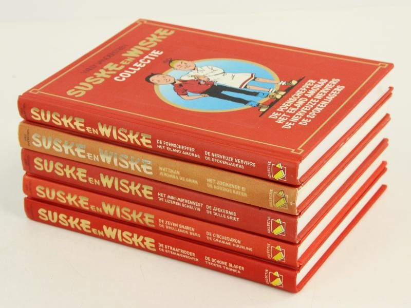 5 hardcoverboeken uit collectie Suske en Wiske (Lecturama) - Kringwinkel