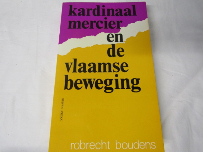 Boek, Kardinaal Mercider en de Vlaamse Beweging, Robrecht Boudens, 1975