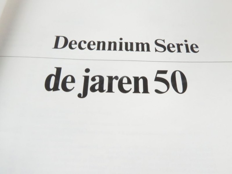 Reeks sonoboeken - Decennium serie