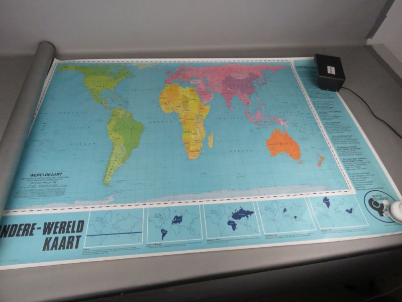 Wereld-en landkaart