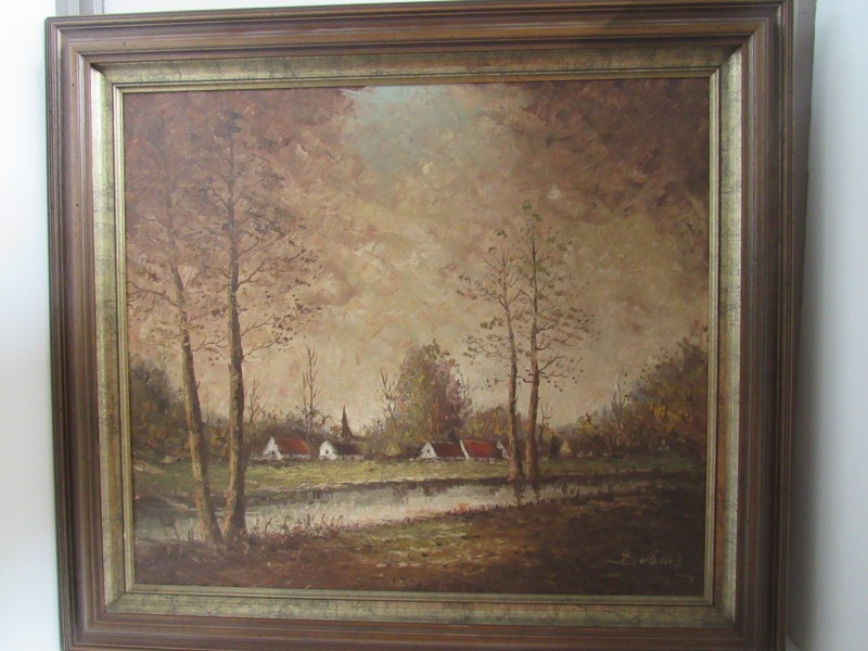 19e eeuws schilderij " DUBOIS "