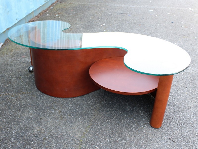 Vintage S-vormige Coffeetable