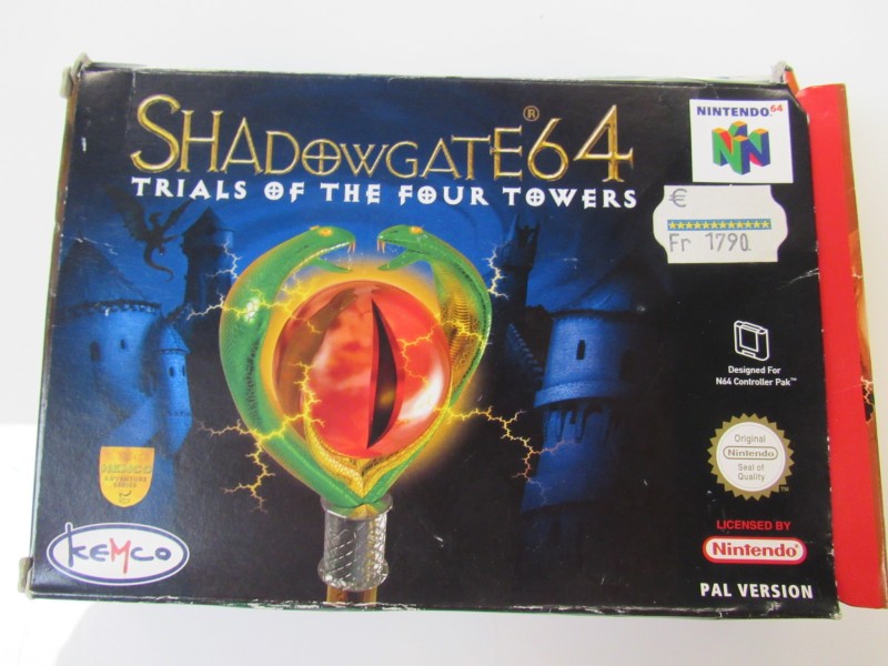 Nintendo 64 spel " SHADOWGATE "