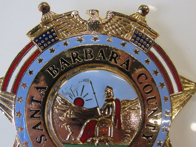 SANTA BARBARA COUNTY DEPUTY SHERRIF BADGE