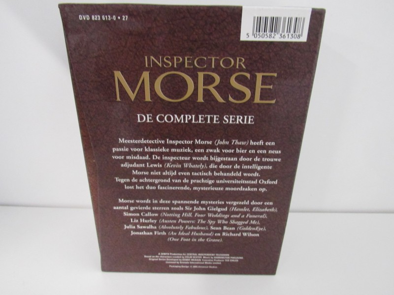 "Inspector Morse" de complete serie DVD