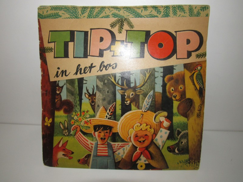 Pop up boek " TIP + TOP  in het bos "