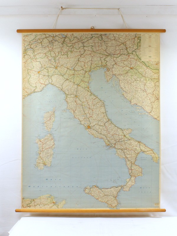 Vintage Kaart Italië