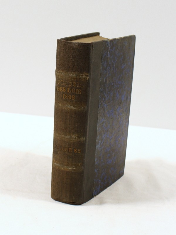 Verzameling Der Wetten en Koninklijke Besluiten van België – 1898