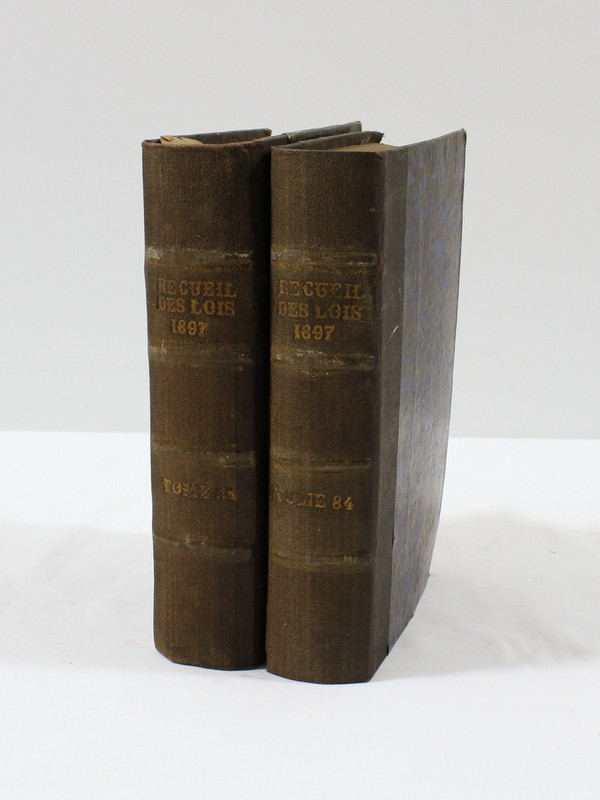 Verzameling Der Wetten en Koninklijke Besluiten van België – 1897 Deel 1 & 2