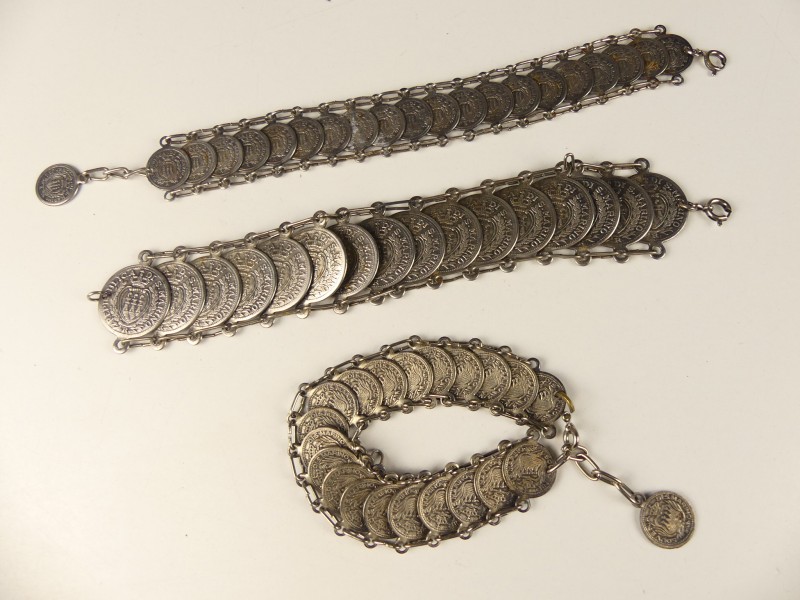 Vintage San Marino munten armbanden