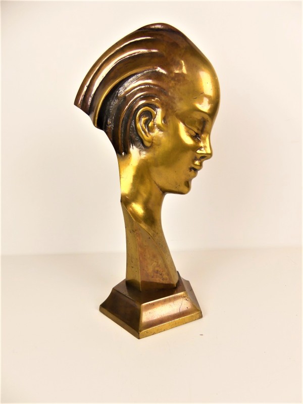 Vintage Dame Buste Profiel - Art Deco