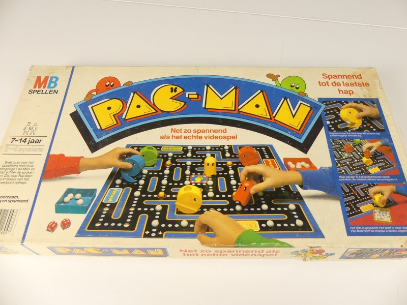 Pac-Man bordspel van MB uit 1982