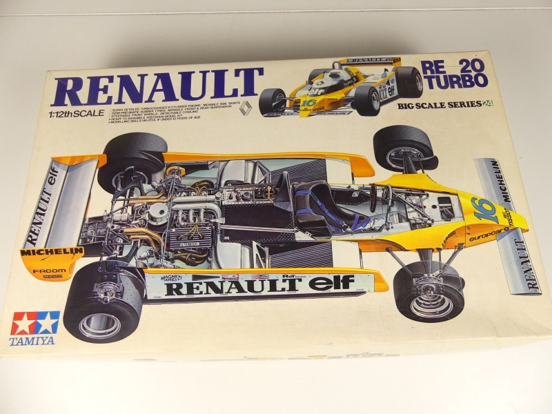 Tamiya modelkit Renault RE-20 Turbo -  Rene Arnoux