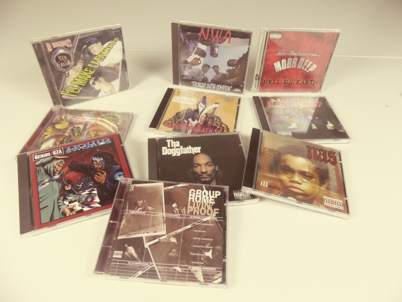 Hip Hop en Rap van de East en West Coast, 10 cd's