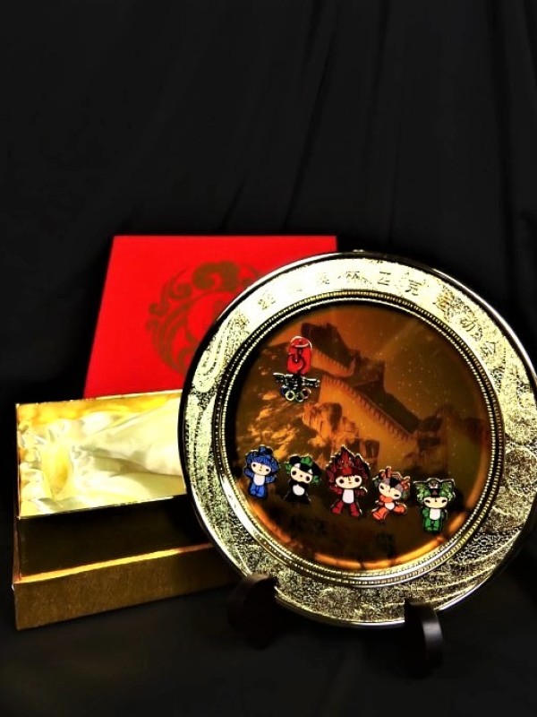 Olympische Spelen 2008 in Peking - Souvenir bord
