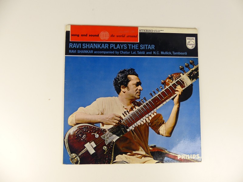 Vintage elpee - Ravi Shankar - Ravi Shankar Plays The Sitar - 1967