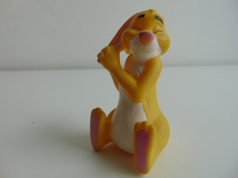 Vintage Rubber Speelgoed: Konijn, Winnie The Pooh