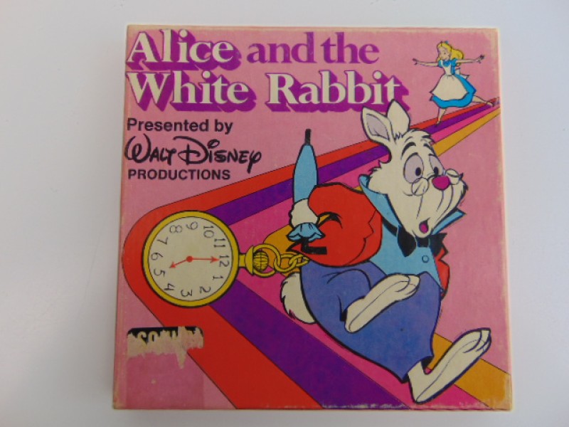 Super 8 Film: Alice And The White Rabbit, Walt Disney, 1951