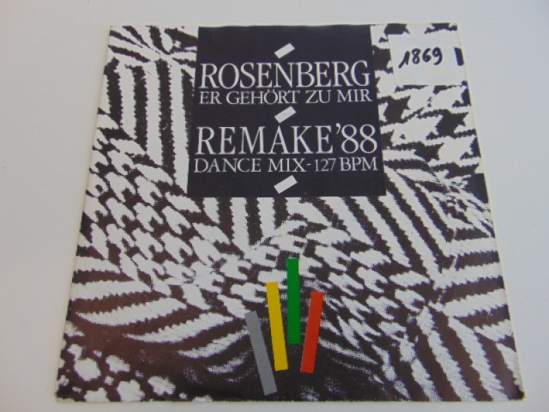 Single, Rosenberg: Er Gehört Zu Mir, 1987