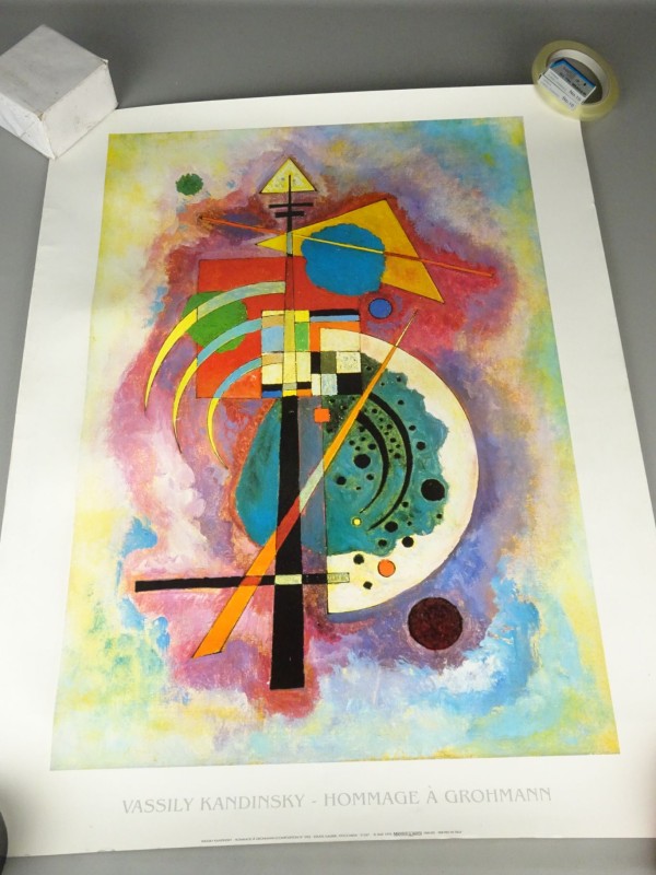Vintage Poster Vassily Kandinsky – Hommage á Grohmann (1996)
