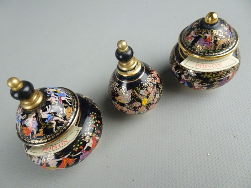 3 potjes Venus parfums, handmade in Greece