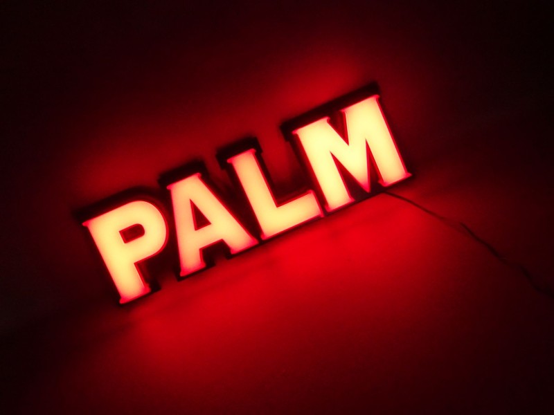 Palm vintage lichtreclame