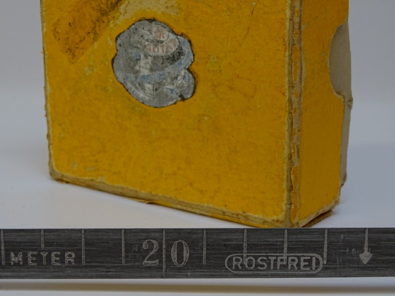 Vintage lintmeter in originele doos - stahlband