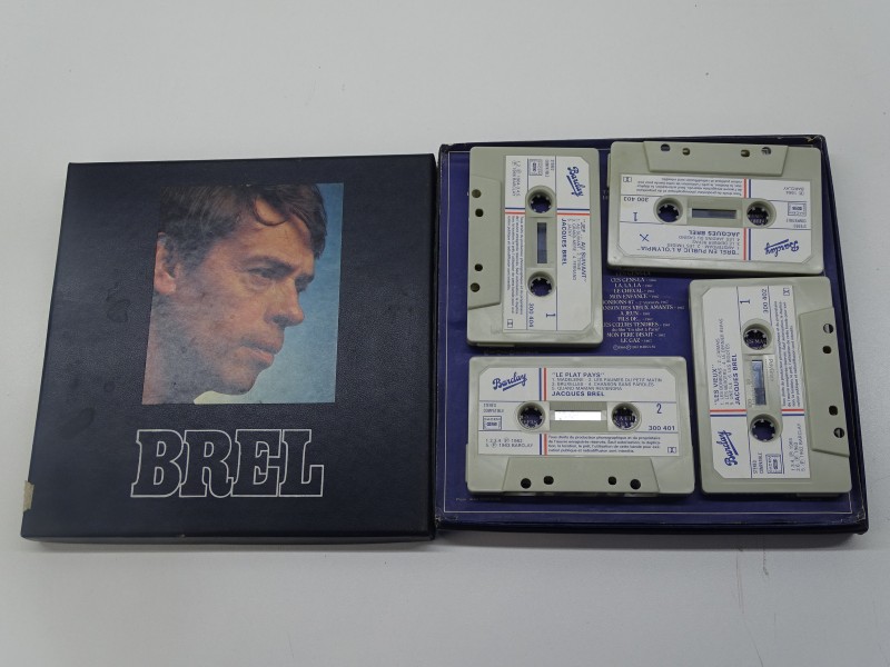 8 x Cassette Box, Jacques Brel: Brel