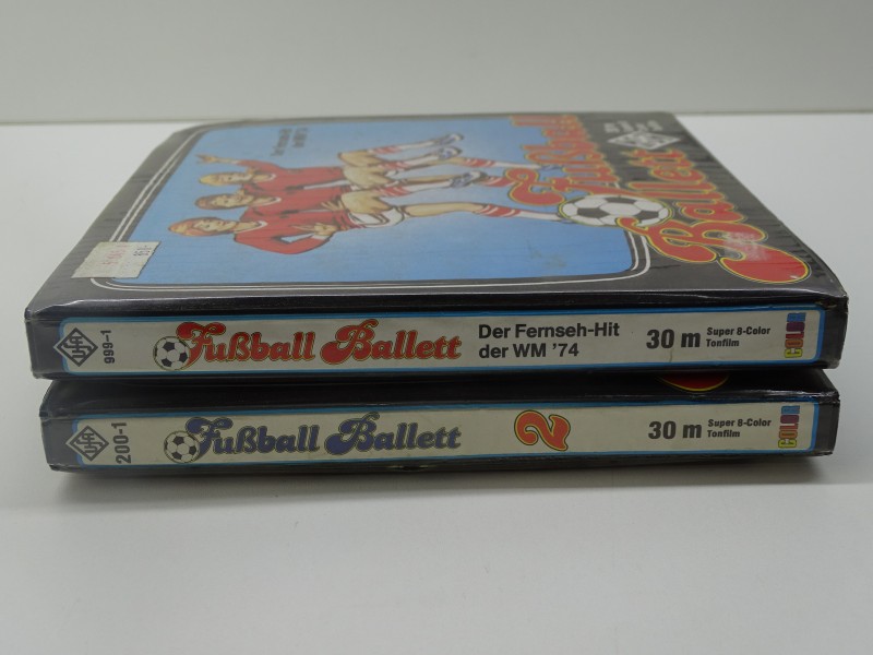 2 Super 8mm Films: Fussbal Ballet 1 & 2, 1977, 1978