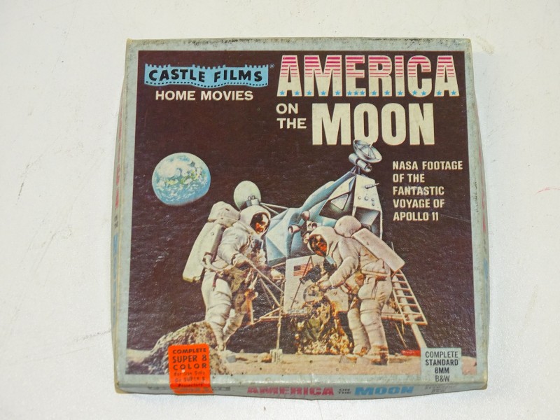 Super 8 Film: America On The Moon, Castle Films Home Movies, 1969