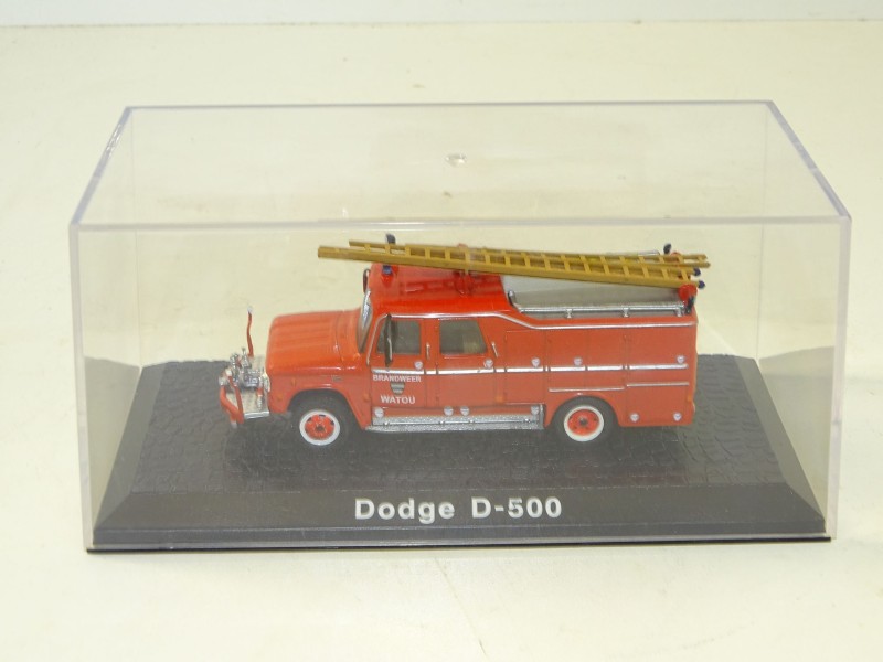 Schaalmodel: Dodge D-500, Brandweerwagen, Atlas Editions