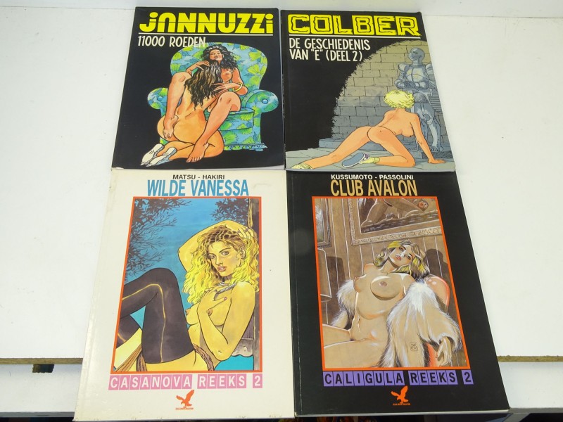 4 Erotische Stripverhalen: Sombrero, Casanova en Caligula