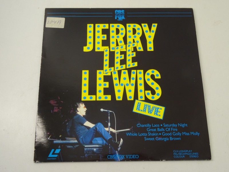 Laserdisc: Jerry Lee Lewis, Live, 1983