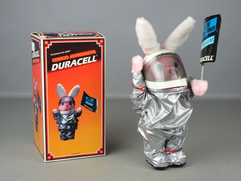 Astronauten Duracell konijn in originele doos