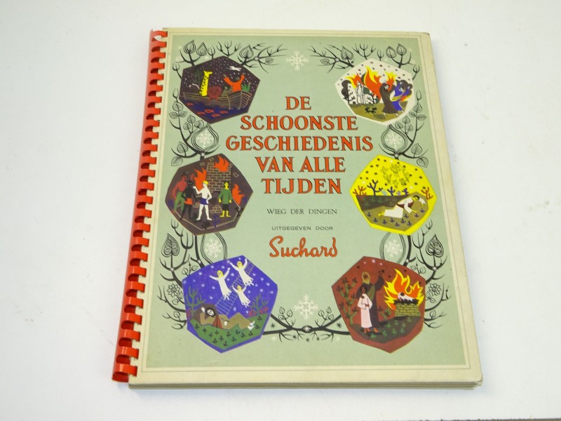 Gevulde Plaatjesboek: De Schoonste Geschiedenis Van Alle Tijden, Wieg Der Dingen, Suchard, 1956