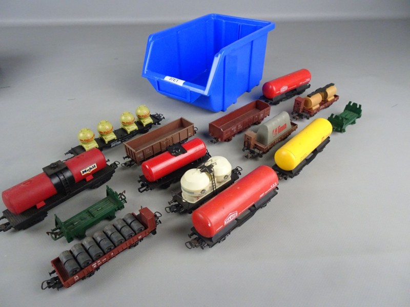 Modelbouw lot goederen wagons