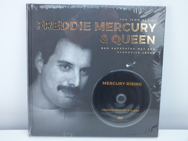 breuk Plateau slecht Nieuw Boek + DVD: Freddie Mercury & Queen / Mercury Rising, The Icon Series  - De Kringwinkel