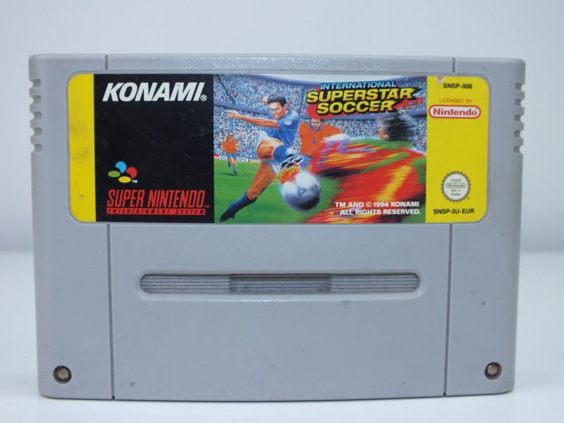 Game: Super Nintendo, International Superstar Soccer, 1992