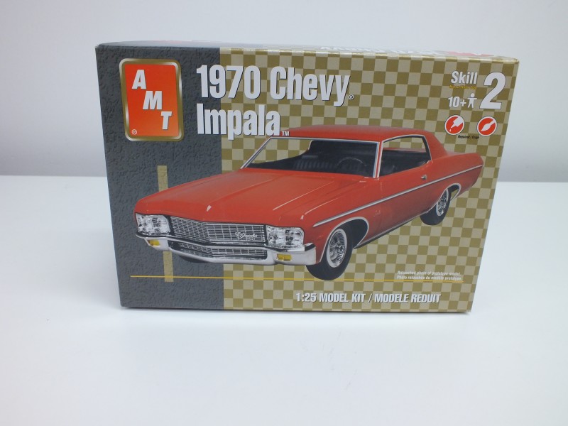 Modelbouwpakket Chevy Impala 1970, 1/25ste, Rood