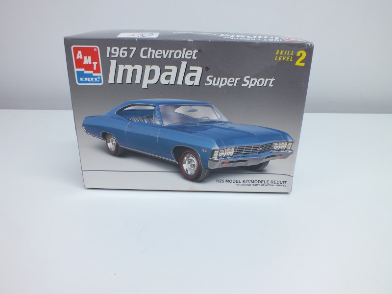 Modelbouwpakket Chevrolet Impala 1967, 1/25ste.