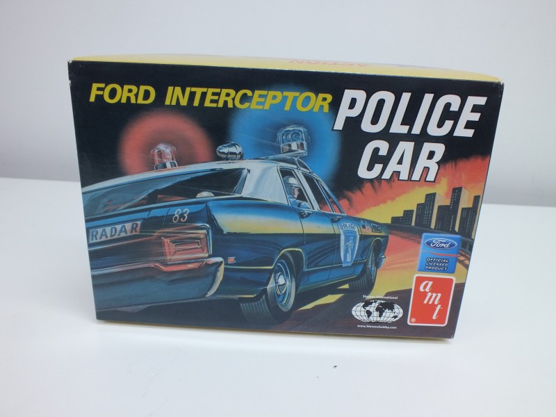 Modelbouw, Ford Interceptor, Politiewagen, AMT, 1/25ste