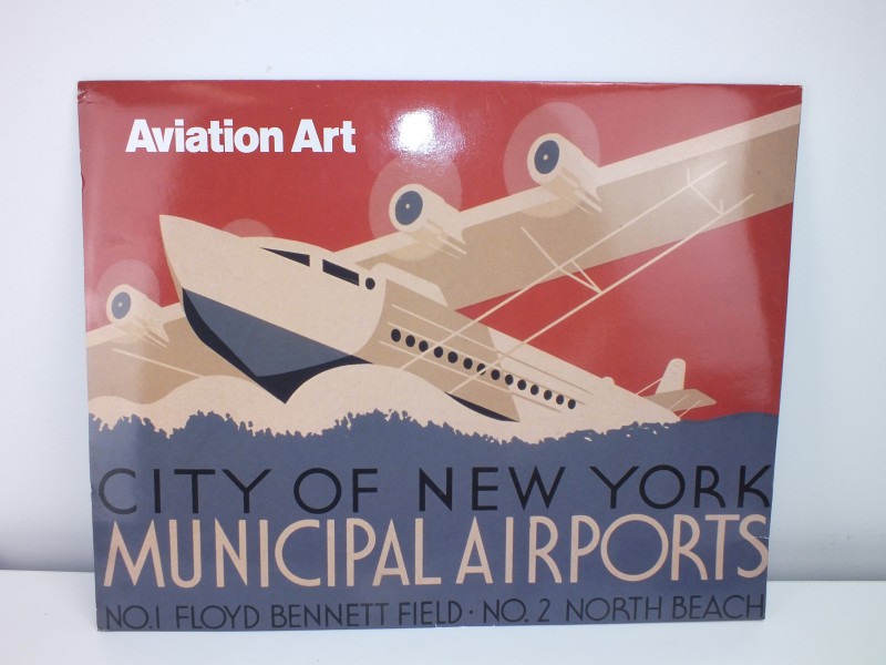 Kaft met 5 Posters: Aviation Art, Endeavour