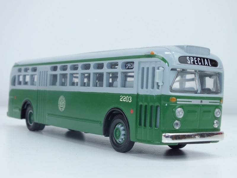 Schaalmodel Bus: Corgi, G.M. Bus, New York