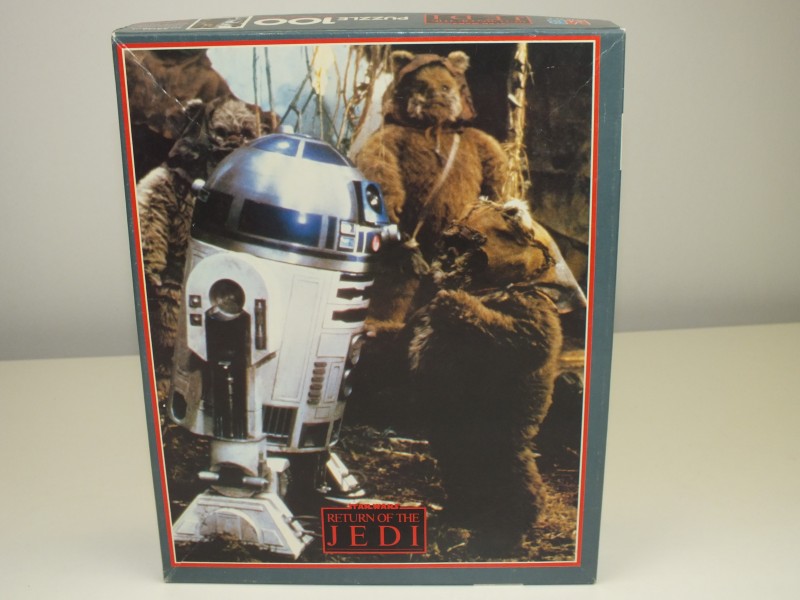 Star Wars Puzzel: Return Of The Jedi, R2-D2 + Wicket, 1983