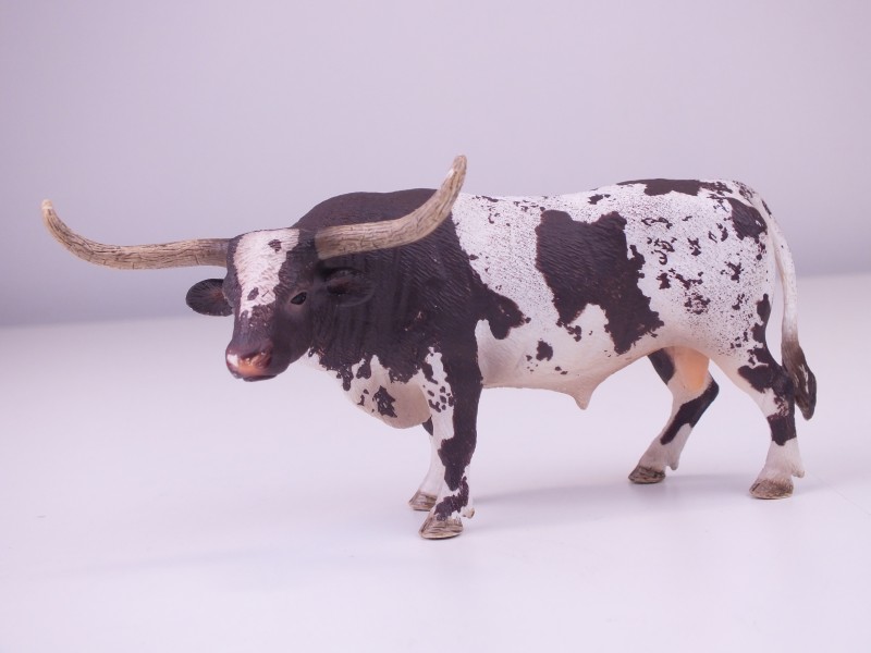 Speelgoed Diertje: Texas Longhorn Stier, Schleich, 2012