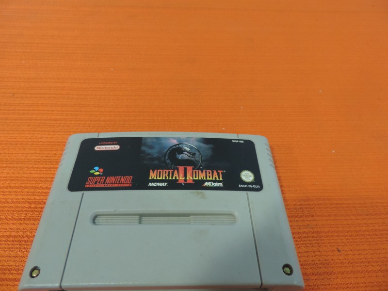 Super Nintendo (SNES) Game: Mortal Kombat 2