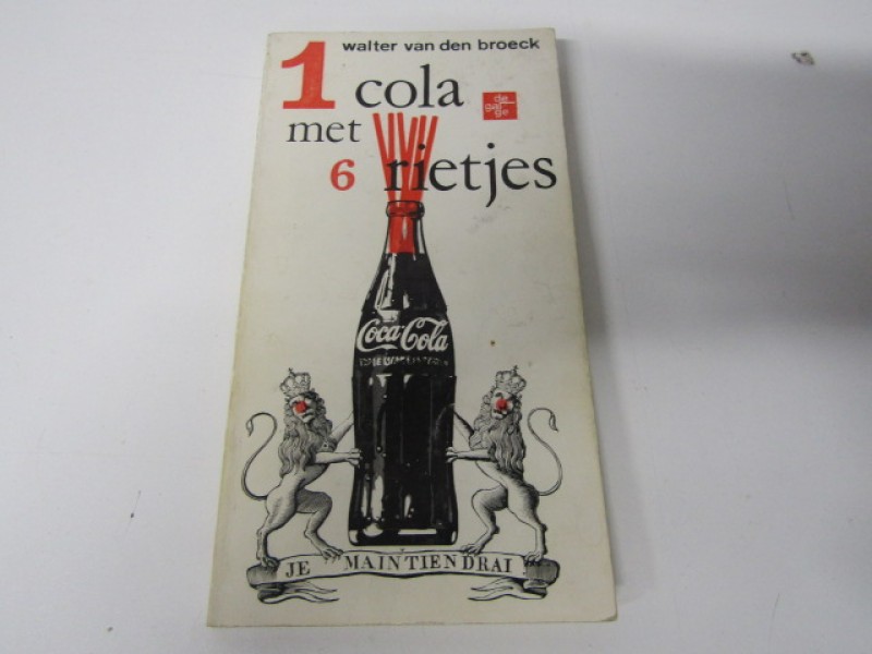 Boek, 1 Cola met 6 Rietjes, Walter van den Broeck, 1969