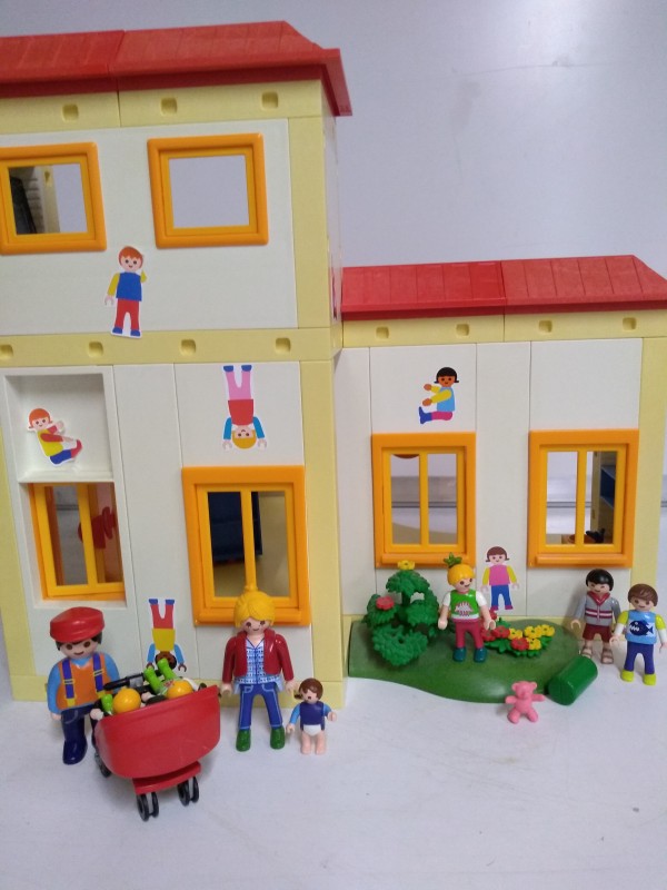 Playmobil huisje & kraan